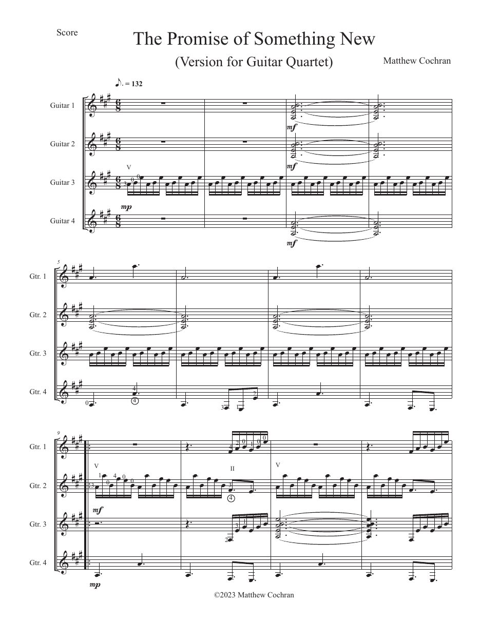 The Promise of Something New, sample page 1